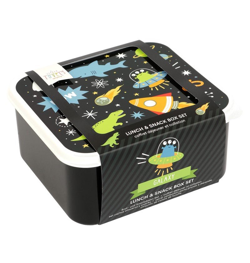 4 Cajitas de almuerzo Galaxy - MINI MUNDO
