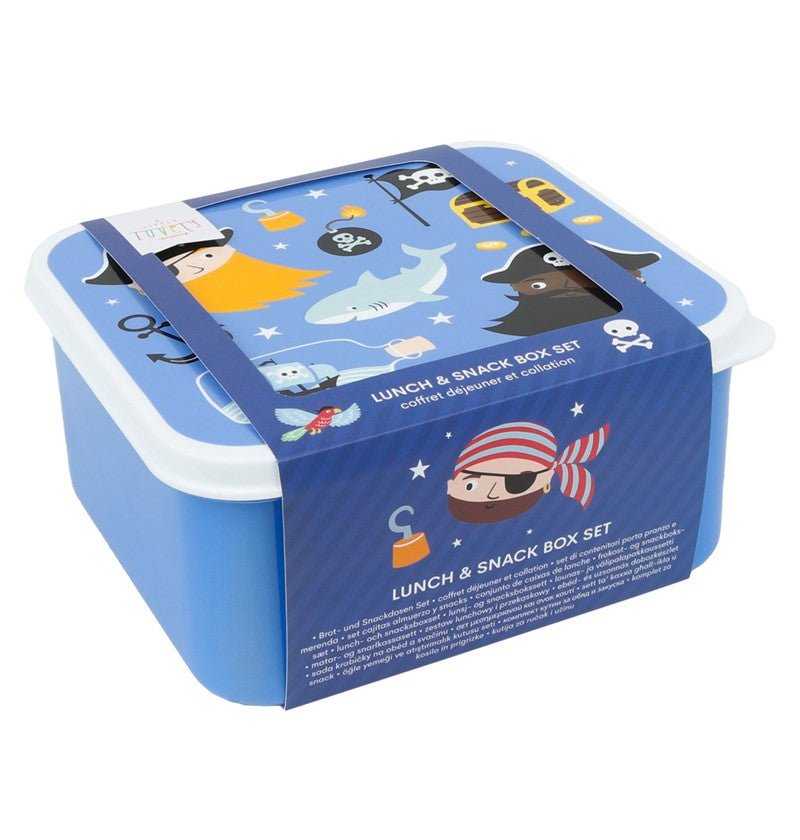 4 Cajitas de almuerzo Piratas - MINI MUNDO