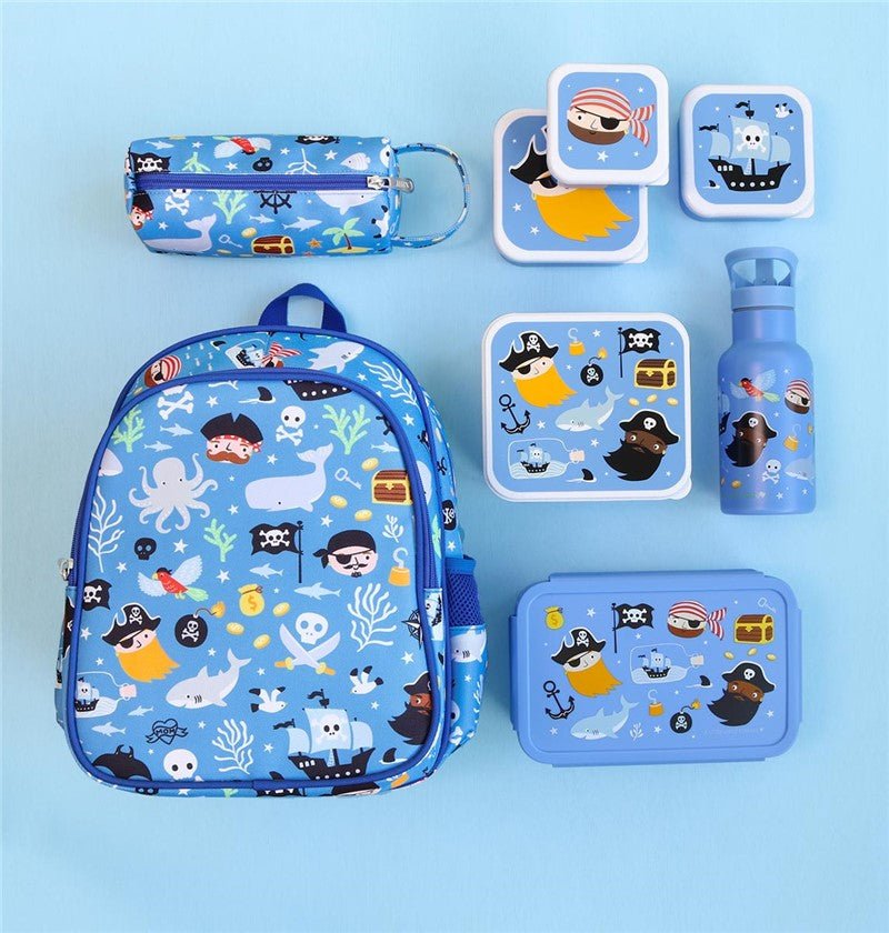 4 Cajitas de almuerzo Piratas - MINI MUNDO