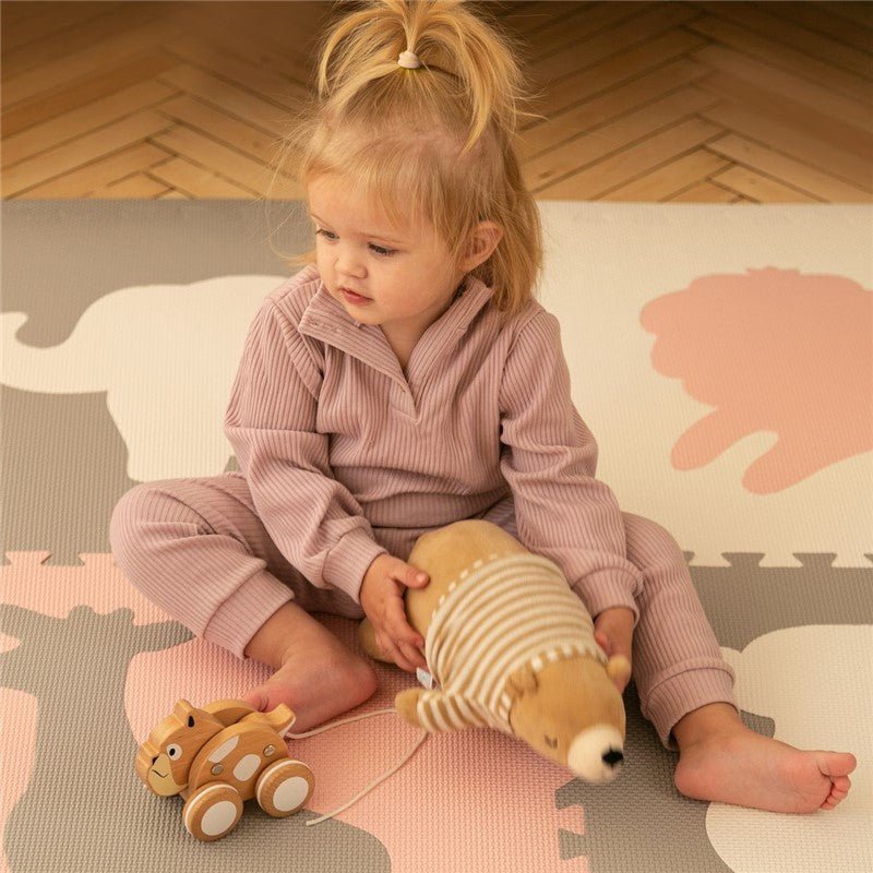 ALFOMBRA PUZLE XXL AFRICA 180X180 - MINI MUNDO