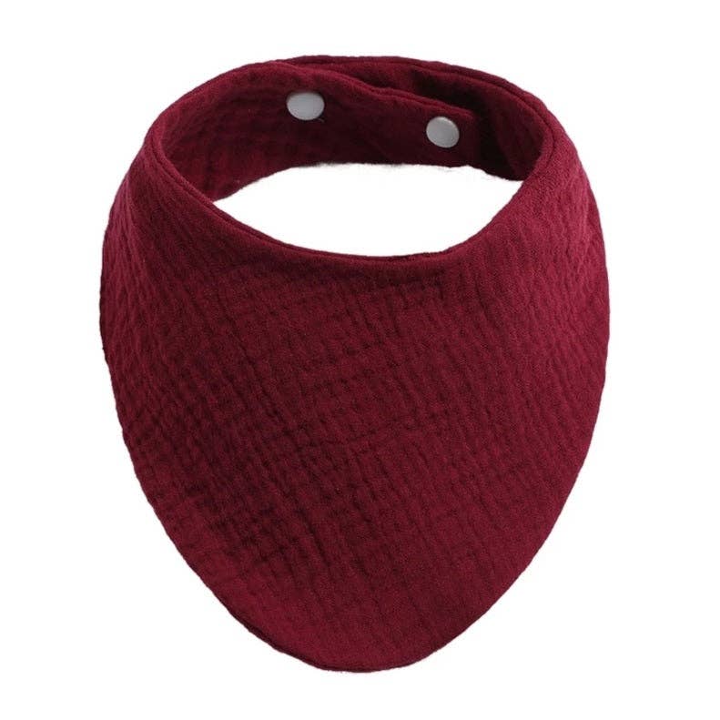 Babero "seca babitas" granate - MINI MUNDO