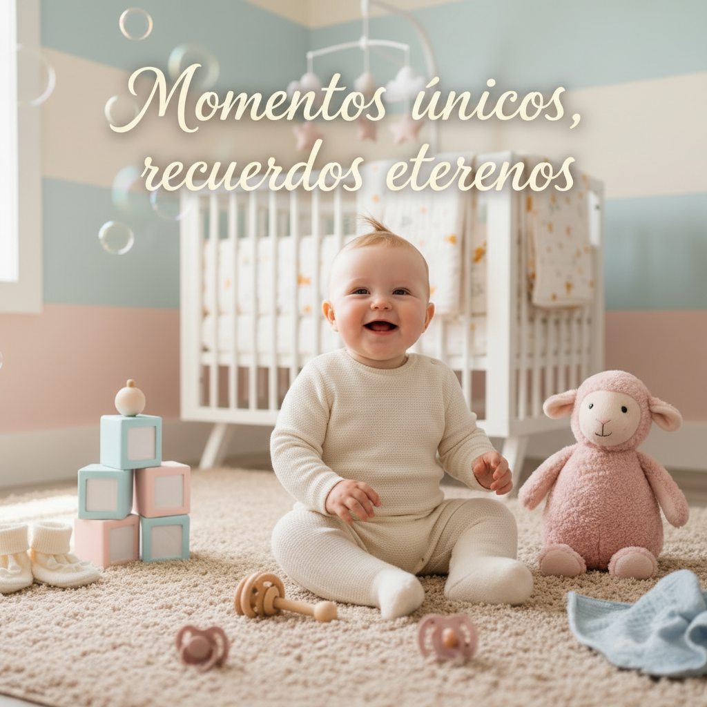 Banner cuadrado con texto "Momentos únicos, recuerdos eternos"