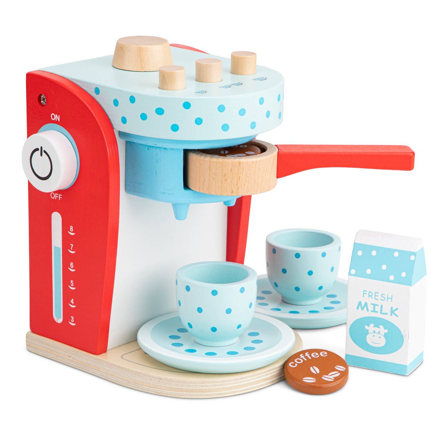 Cafetera de madera de juguete - MINI MUNDO