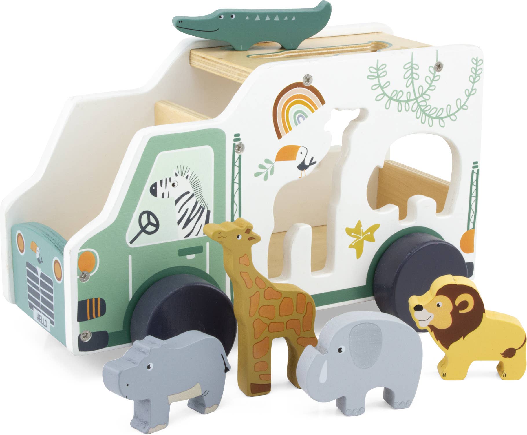 Camión con formas animales - Safari - MINI MUNDO