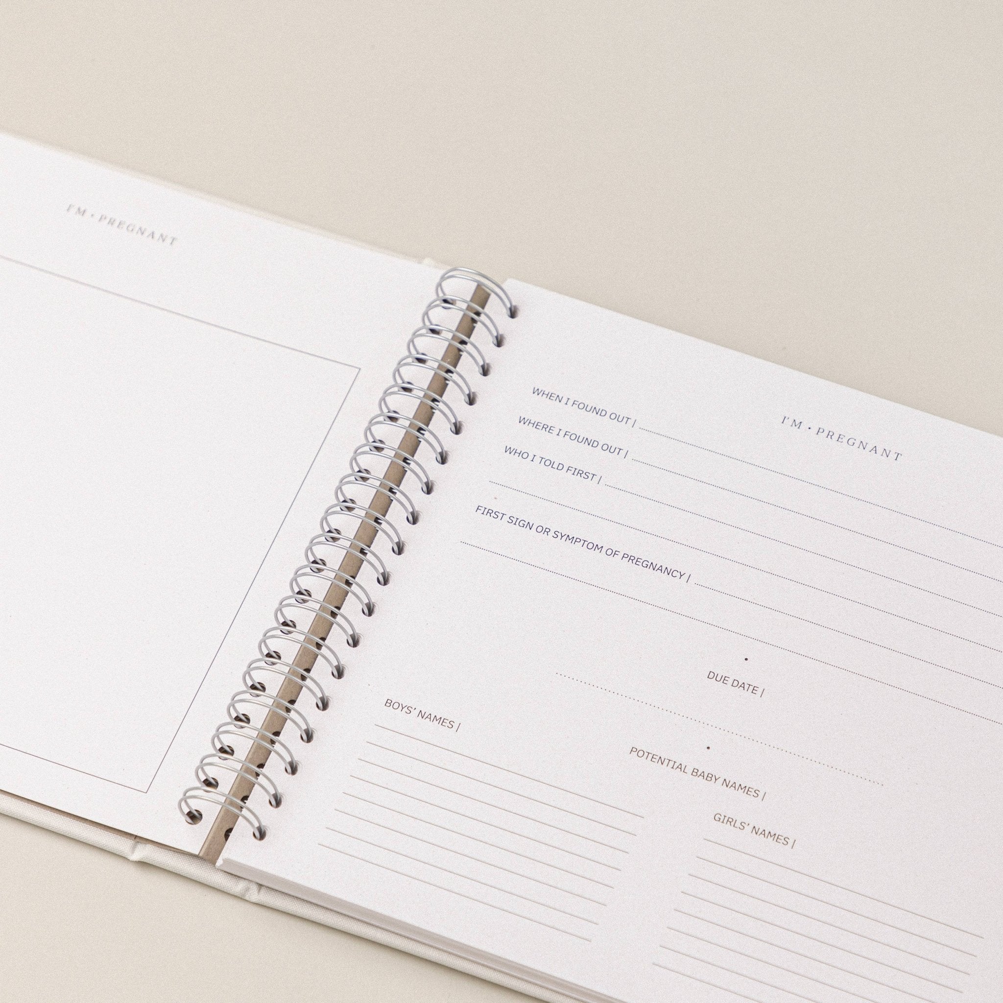 Diario de embarazo (72 páginas) - español - MINI MUNDO