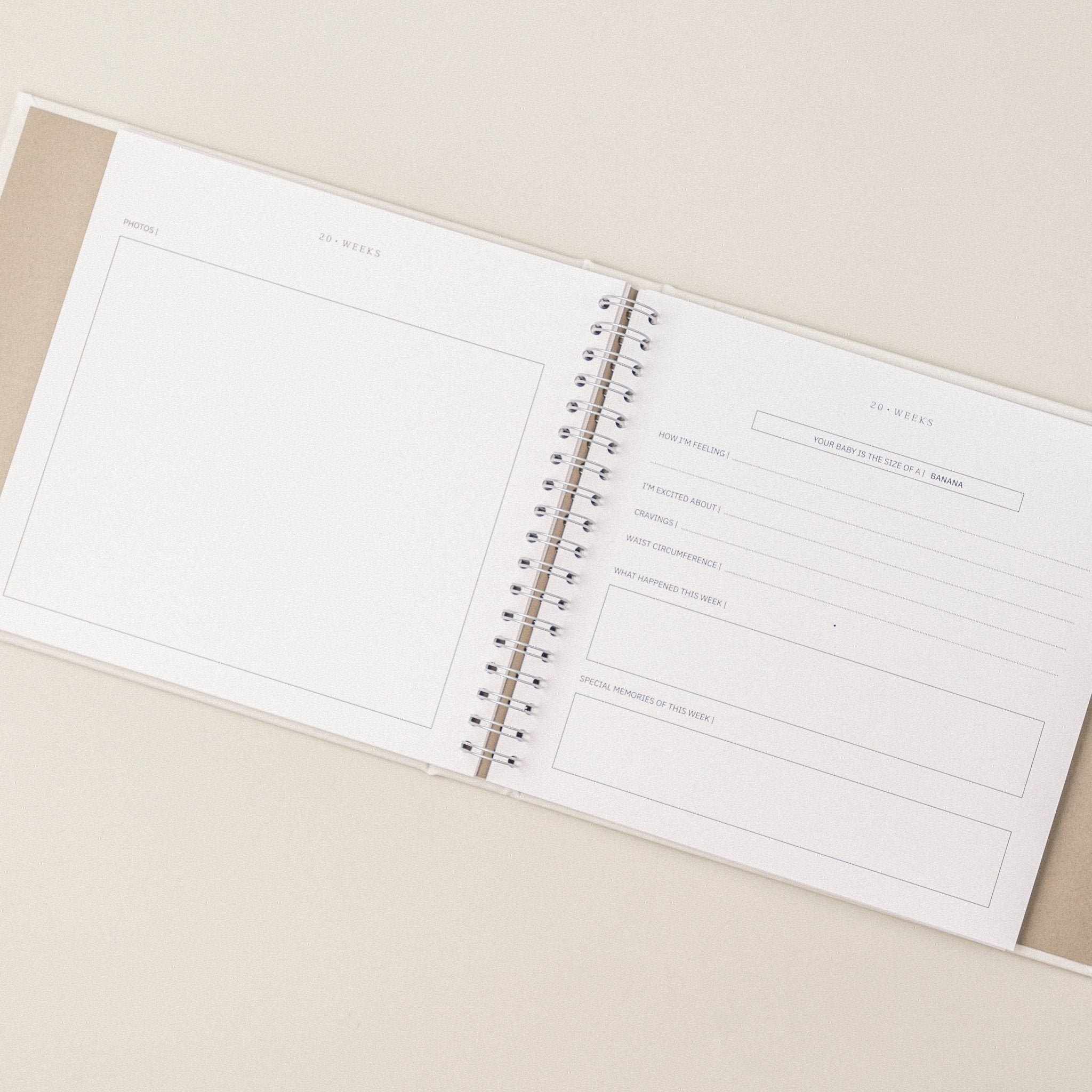 Diario de embarazo (72 páginas) - español - MINI MUNDO