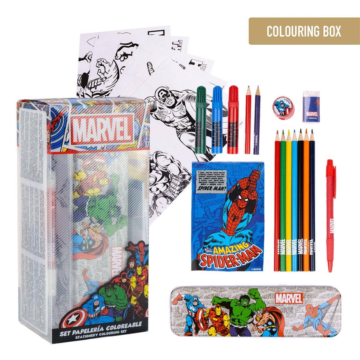 Dibujos para colorear - Marvel - MINI MUNDO