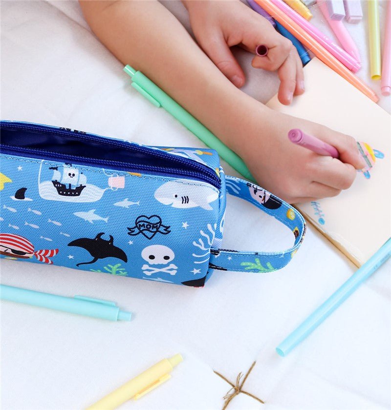 Estuche escolar - piratas - MINI MUNDO
