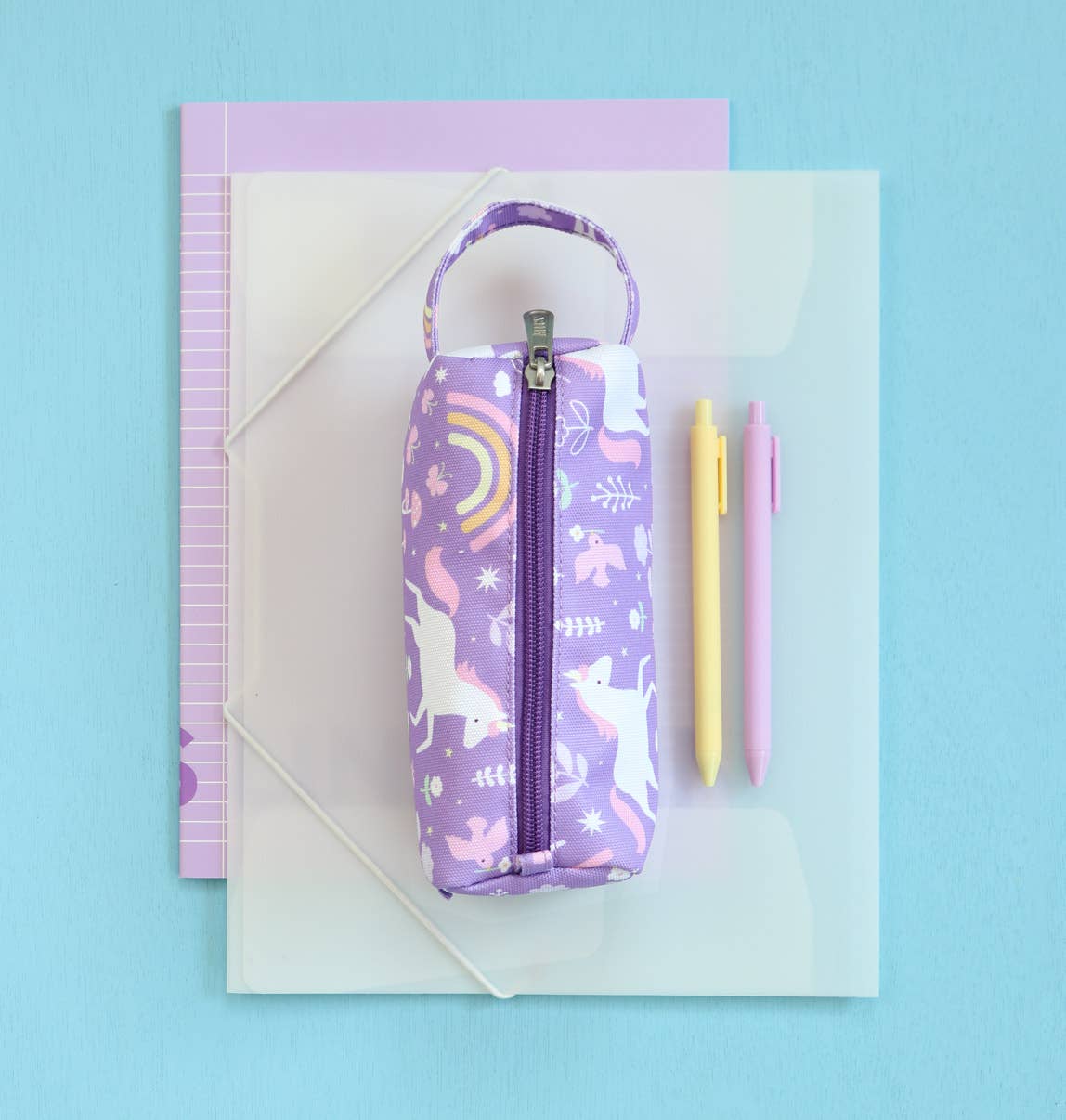 Estuche escolar - unicornio - MINI MUNDO