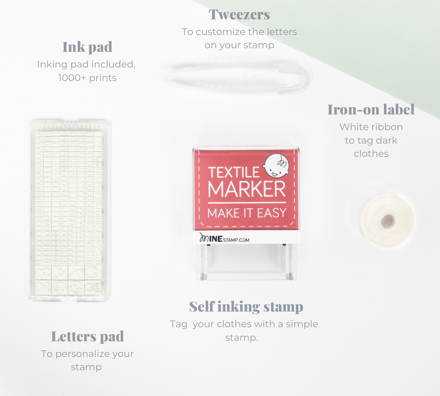 Marcador personalizable - Mine Stamp - MINI MUNDO