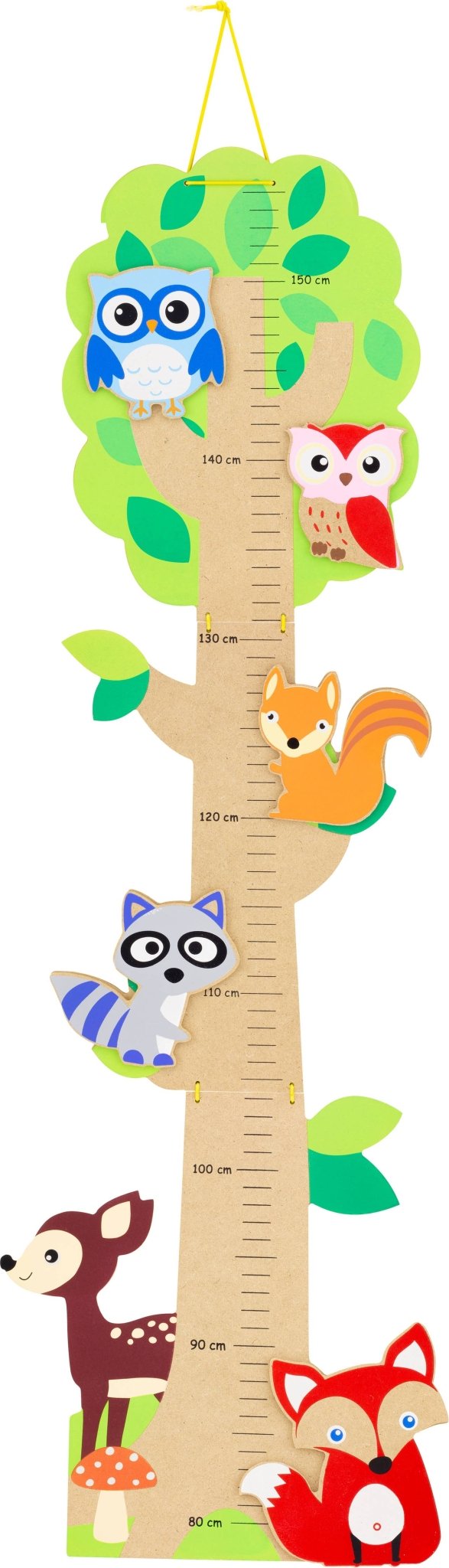 Medidor de altura - animales del bosque - MINI MUNDO
