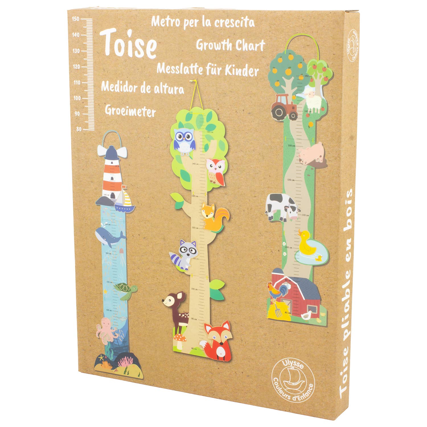 Medidor de altura TORTUGA: EL MAR - MINI MUNDO