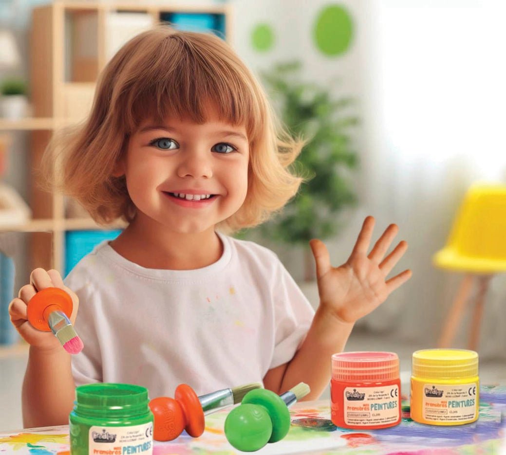 Pintura de dedos gouache - MINI MUNDO