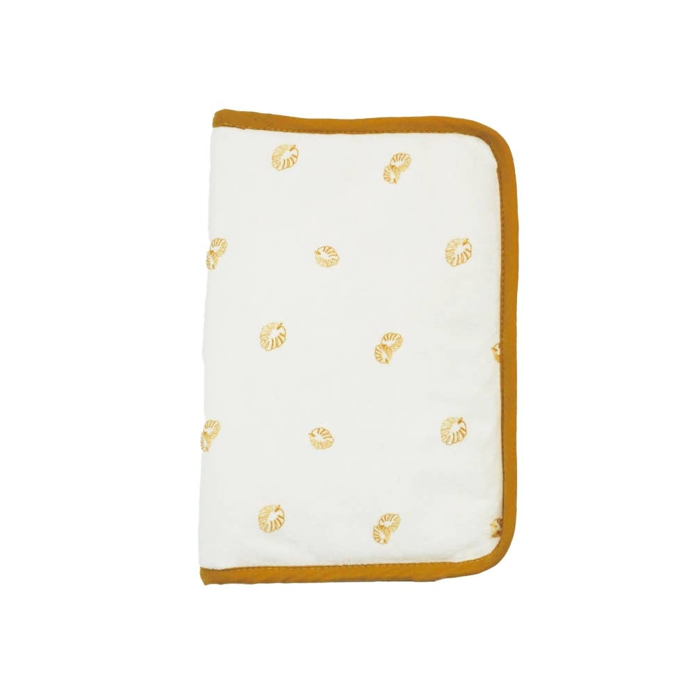 Porta documentos bebé - hojas ocre - MINI MUNDO