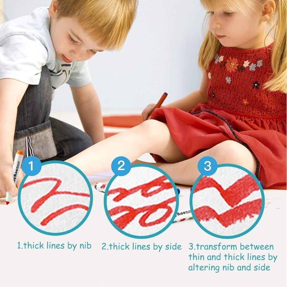 Rotuladores lavables (12 ud.) - MINI MUNDO