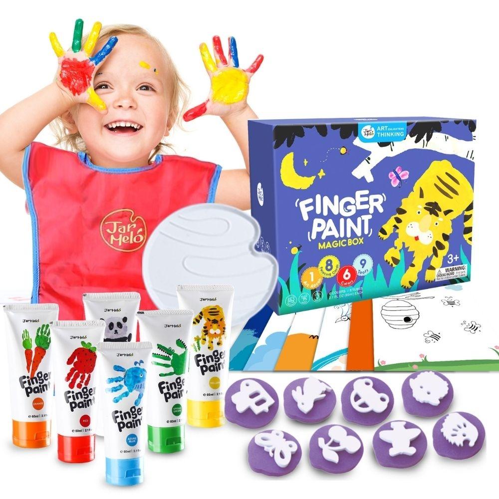 Set creativo pintura de dedos - MAGIC BOX - MINI MUNDO