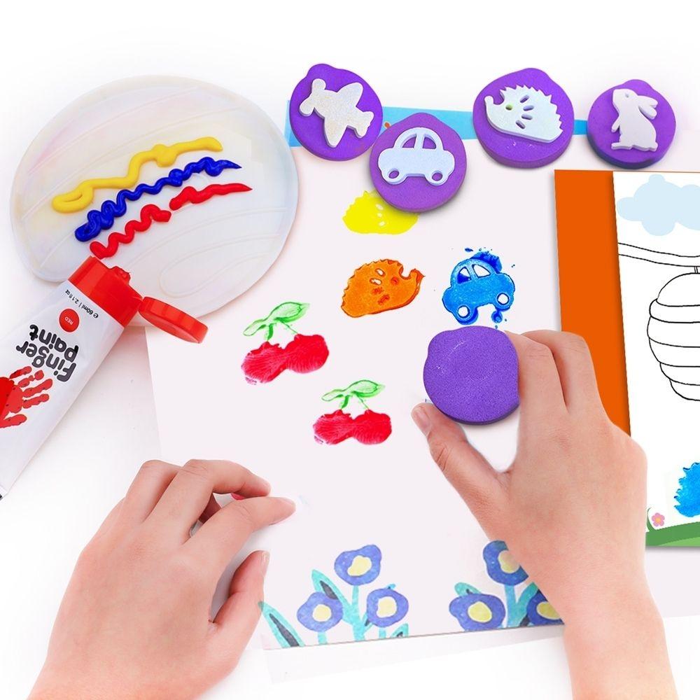 Set creativo pintura de dedos - MAGIC BOX - MINI MUNDO