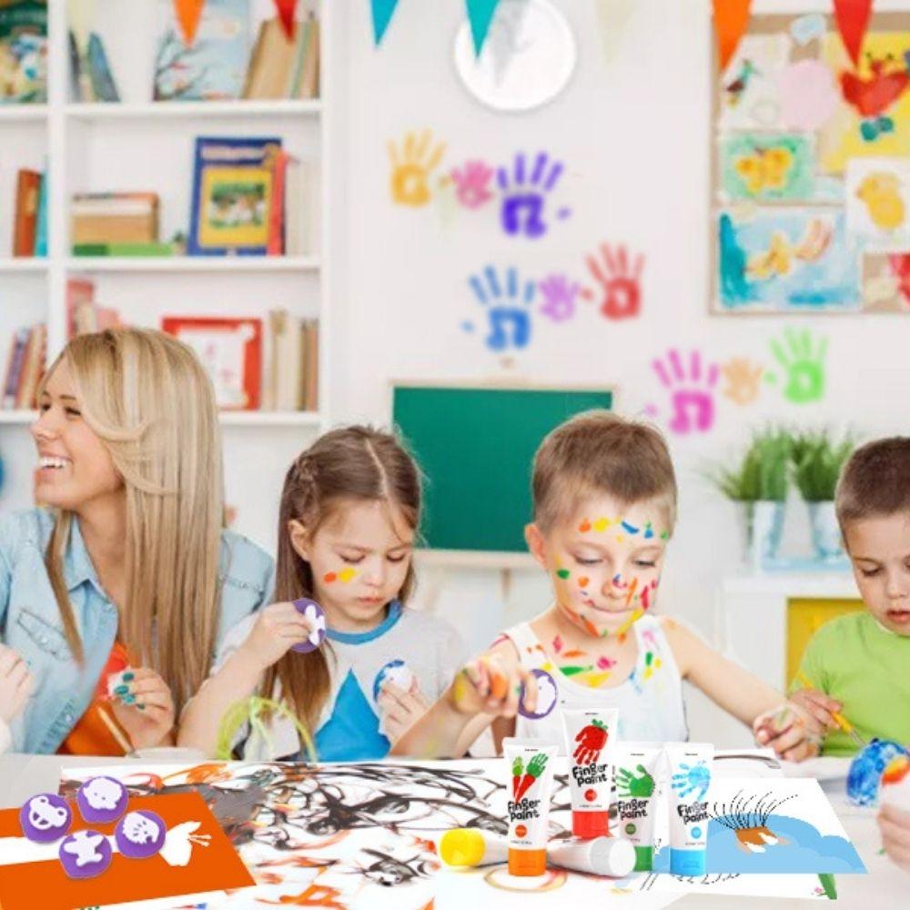 Set creativo pintura de dedos - MAGIC BOX - MINI MUNDO