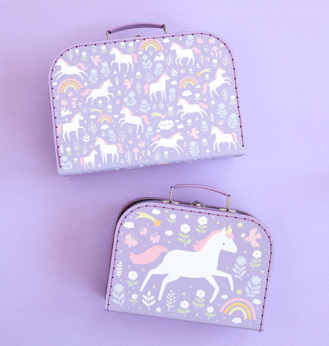 Set de 2 maletas: Unicorn dreams - MINI MUNDO