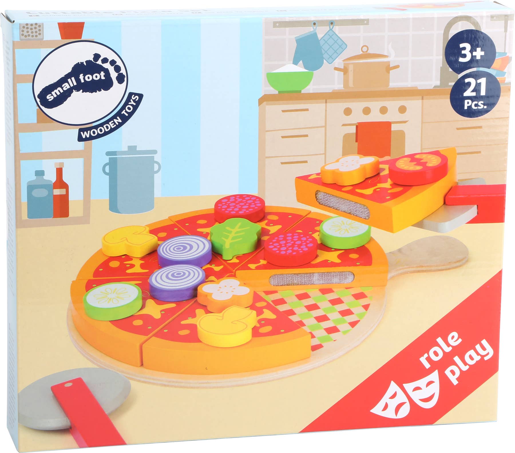Set Pizza para cortar - MINI MUNDO