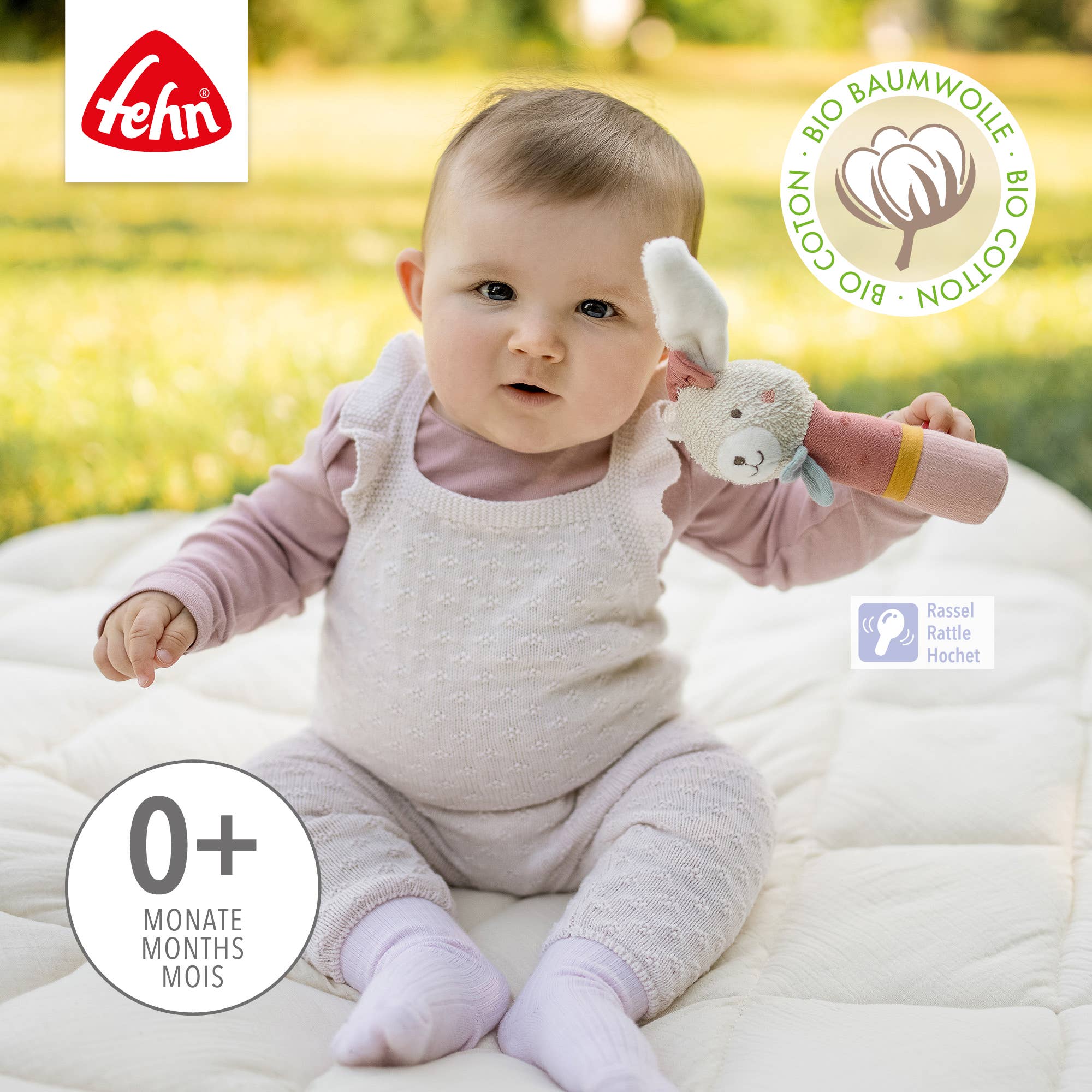 Sonajero Conejo - terracota - MINI MUNDO