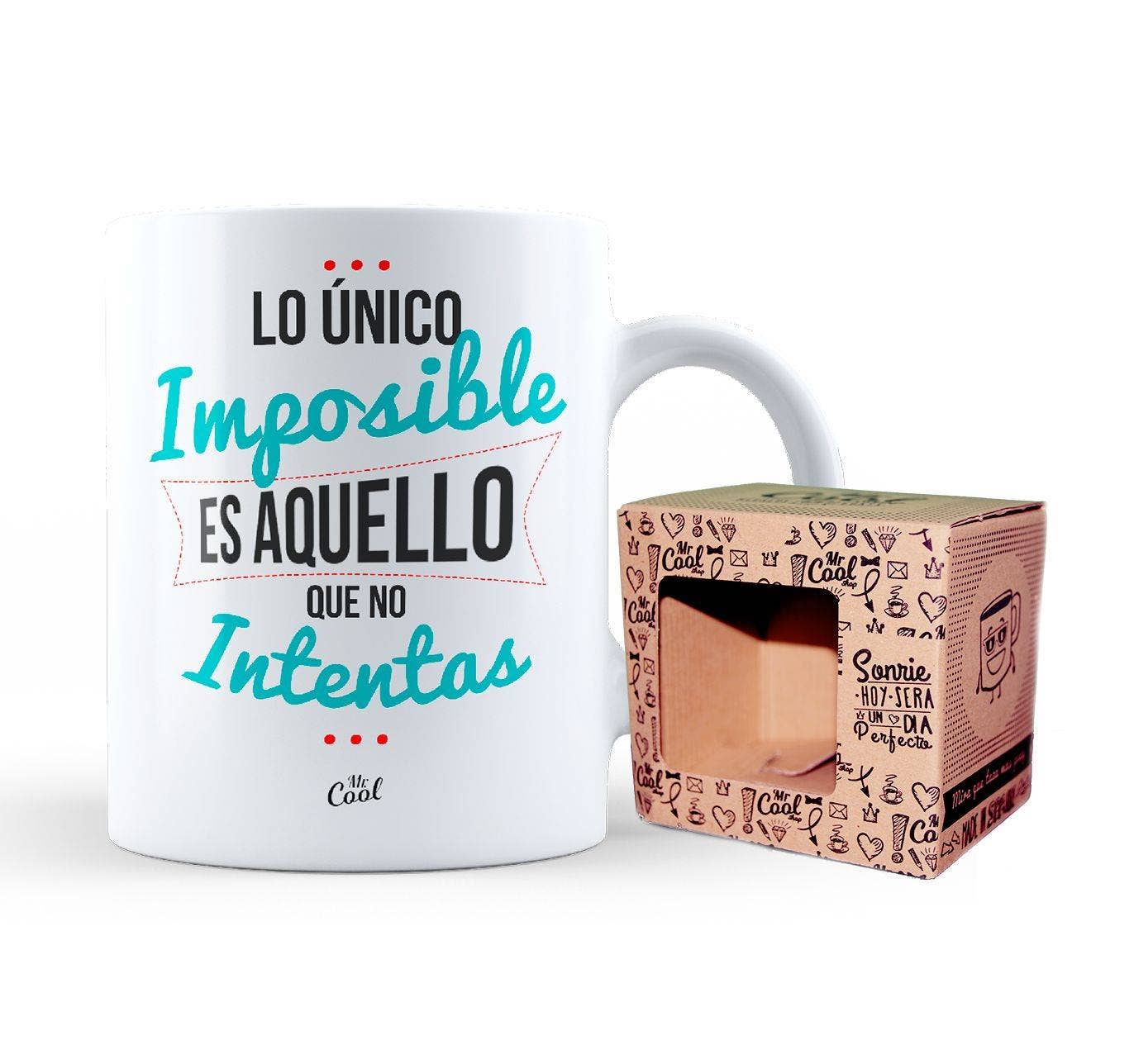 Taza – Lo unico imposible es aquello que no intentas - MINI MUNDO