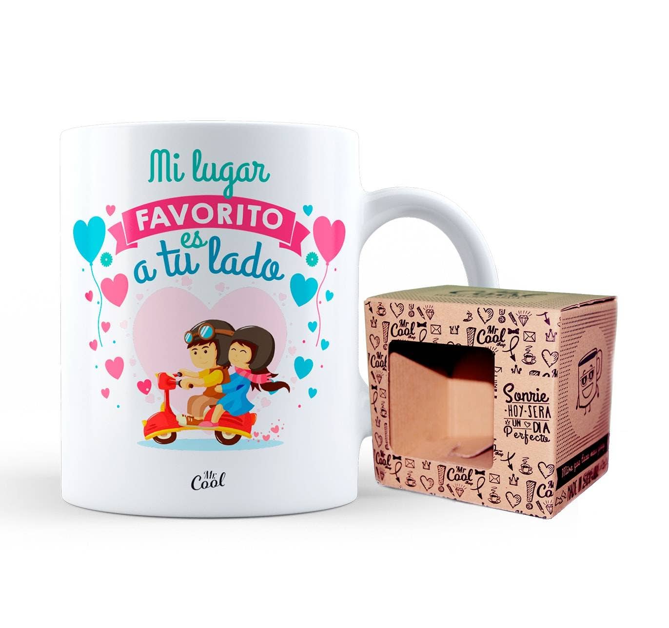 Taza – Mi lugar favorito es a tu lado - MINI MUNDO