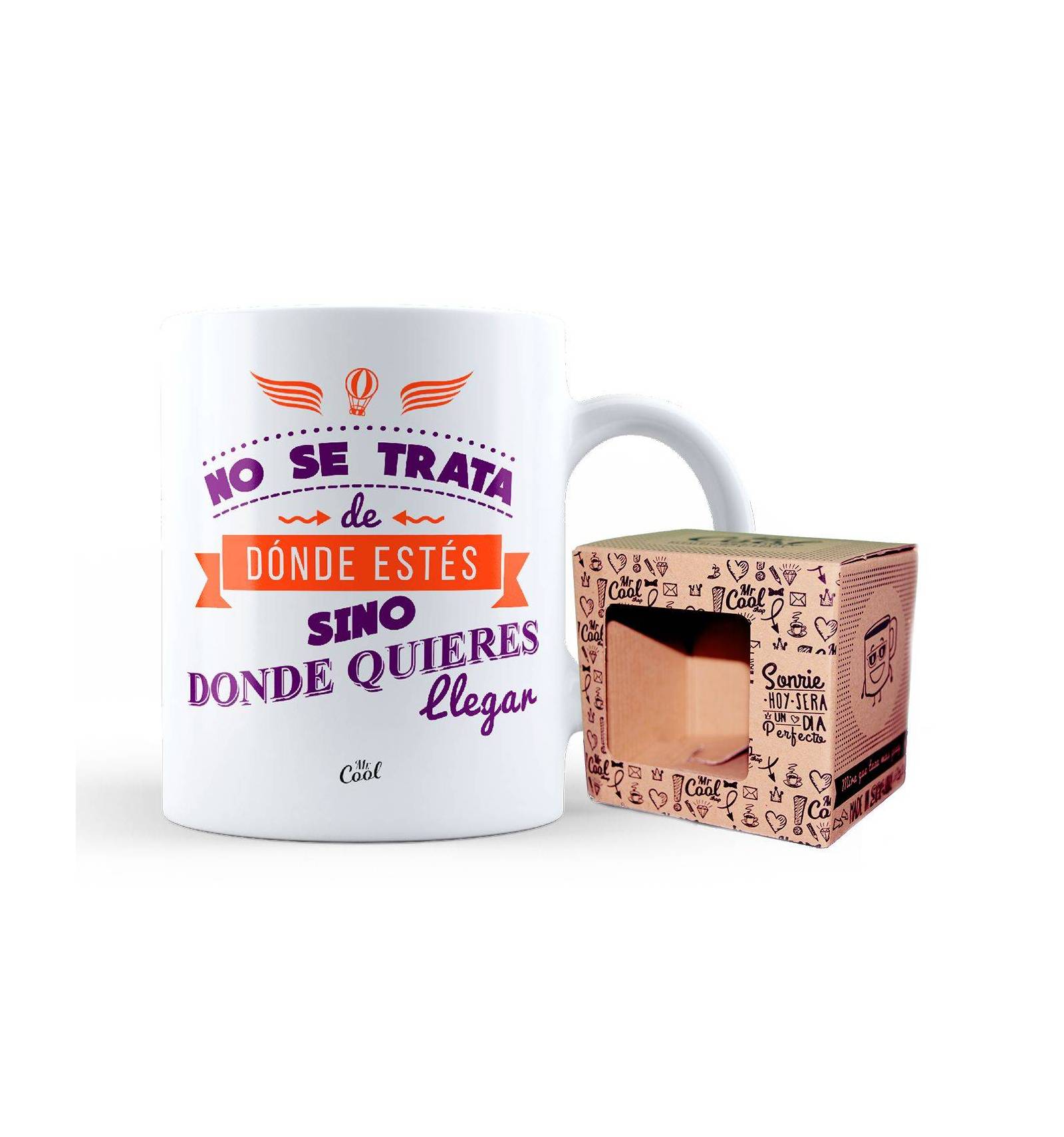 Taza: No se trata donde estes sino donde quieres llegar - MINI MUNDO