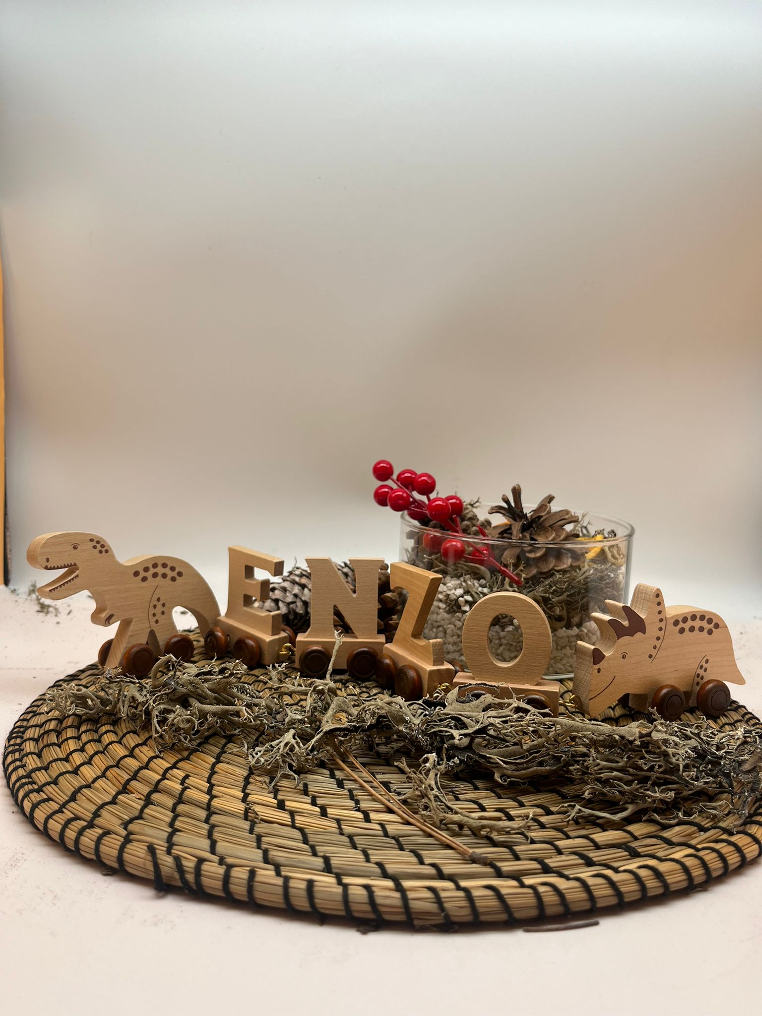 Tren de madera Personalizado - MINI MUNDO