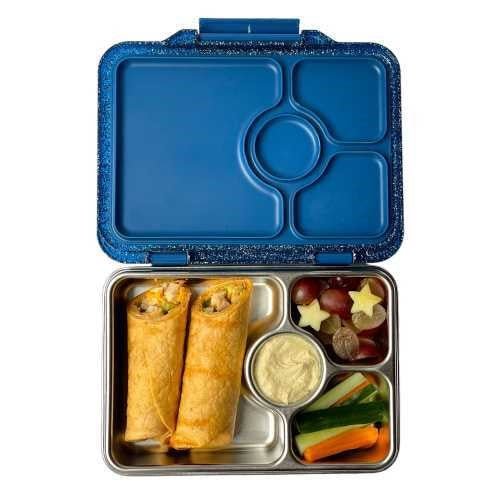 YUMBOX PRET ACERO INOX GLITTER AZUL - MINI MUNDO